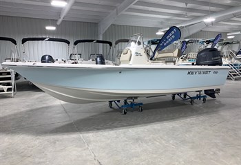 2024 Key West 188 Bay Reef Ice Blue/White Boat